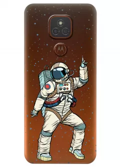 Чехол для Motorola Moto E7 Plus - Веселый космонавт