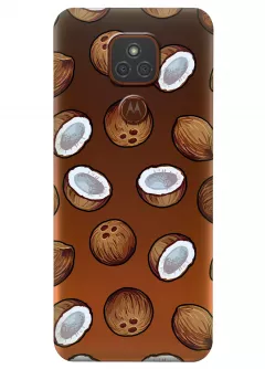 Чехол для Motorola Moto E7 Plus - Кокосы