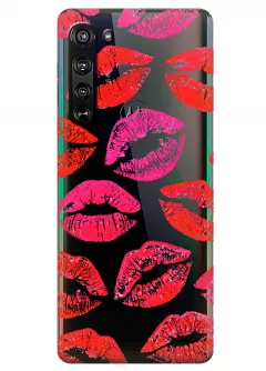 Чехол для Motorola Edge - Поцелуи