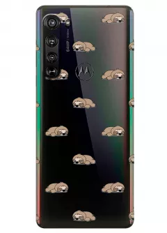 Чехол для Motorola Edge - Спящие ленивцы
