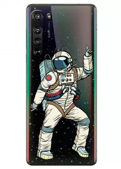 Чехол для Motorola Edge - Веселый космонавт