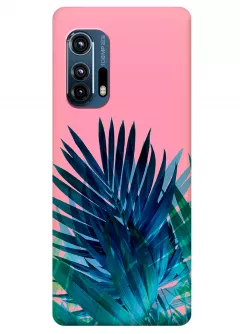 Чехол для Motorola Edge+ - Листья пальм