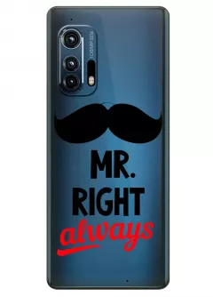 Чехол для Motorola Edge+ - Mr. Right