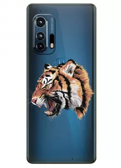 Чехол для Motorola Edge+ - Тигр