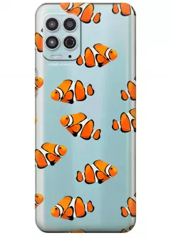 Чехол для Motorola Edge S - Рыбки