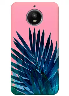 Чехол для Motorola Moto E (XT1762) - Пальмовые листья