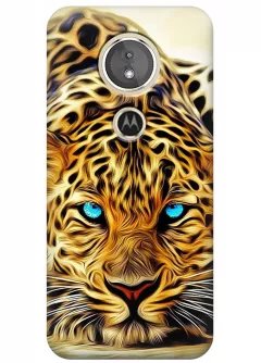 Чехол для Motorola Moto E5 - Леопард