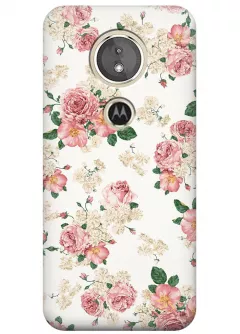 Чехол для Motorola Moto E5 - Букеты цветов
