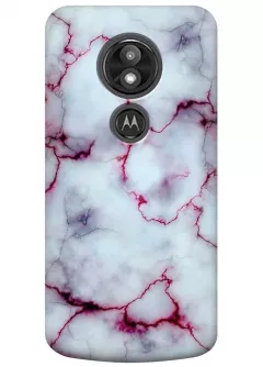 Чехол для Motorola Moto E5 Play - Розовый мрамор