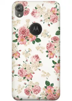 Чехол для Motorola Moto E6 - Букеты цветов