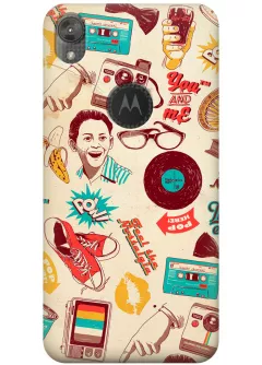 Чехол для Motorola Moto E6 - Ретро