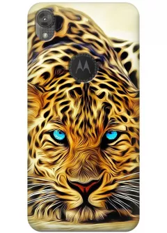 Чехол для Motorola Moto E6 - Леопард
