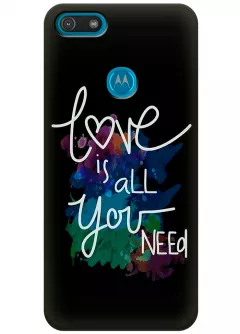 Чехол для Motorola Moto E6 Play - I need Love