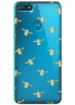 Чехол для Motorola Moto E6 Play - Шмели