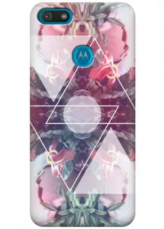 Чехол для Motorola Moto E6 Play - Яркая абстракция
