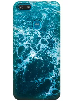 Чехол для Motorola Moto E6 Play - Волна