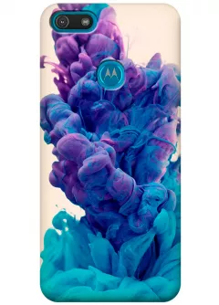Чехол для Motorola Moto E6 Play - Фиолетовый дым