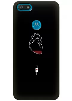 Чехол для Motorola Moto E6 Play - Уставшее сердце