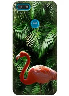 Чехол для Motorola Moto E6 Play - Экзотическая птица