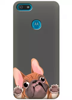 Чехол для Motorola Moto E6 Play - Бульдожка