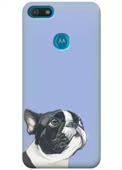 Чехол для Motorola Moto E6 Play - Французский бульдог