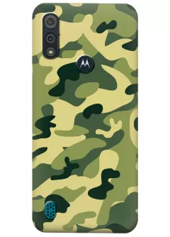 Чехол для Motorola Moto E6s - Камуфляж
