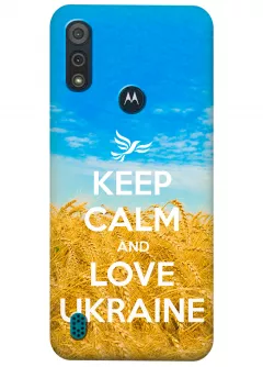 Чехол для Motorola Moto E6s - Love Ukraine