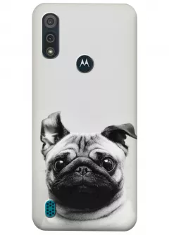 Чехол для Motorola Moto E6s - Мопс
