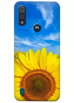 Чехол для Motorola Moto E6s - Подсолнух