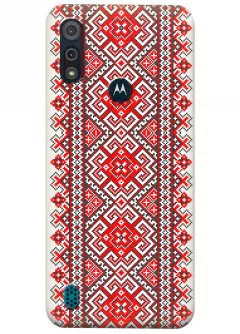 Чехол для Motorola Moto E6s - Вышиванка