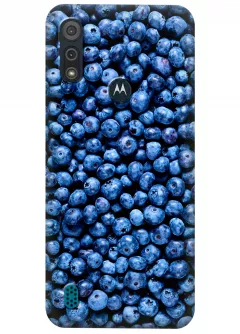 Чехол для Motorola Moto E6s - Черника