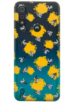 Чехол для Motorola Moto E6s - Пчелы
