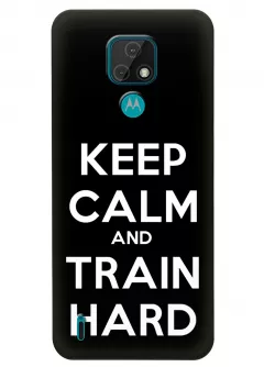 Чехол для Motorola Moto E7 - Train Hard
