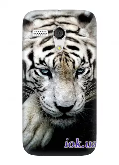 Чехол для Motorola Moto G - Белый тигр