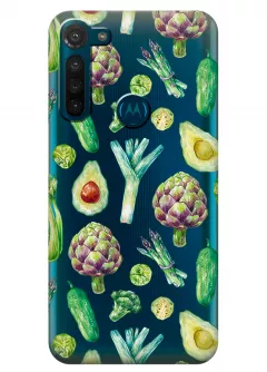 Чехол для Motorola Moto G Stylus - Полезные овощи