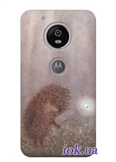 Чехол для Motorola Moto G5 - Ежик в тумане