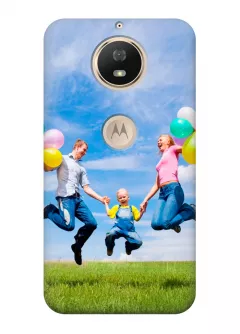 Именной чехол для Motorola Moto G5s со своим фото