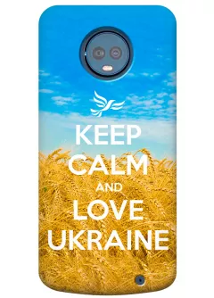Чехол для Motorola Moto G6 - Love Ukraine