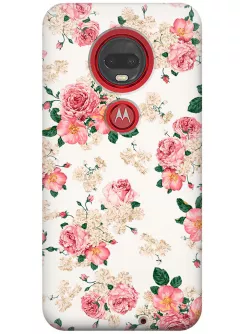 Чехол для Motorola Moto G7 Plus - Букеты цветов