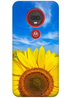 Чехол для Motorola Moto G7 Plus - Подсолнух