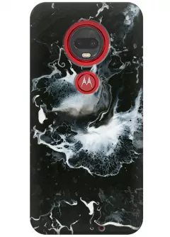 Чехол для Motorola Moto G7 Plus - Мрамор