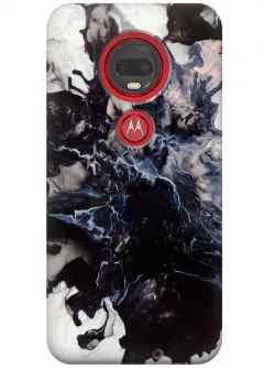 Чехол для Motorola Moto G7 Plus - Взрыв мрамора