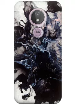 Чехол для Motorola Moto G7 Power - Взрыв мрамора