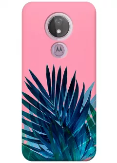 Чехол для Motorola Moto G7 Power - Тропические листья