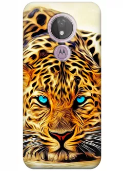 Чехол для Motorola Moto G7 Power - Леопард