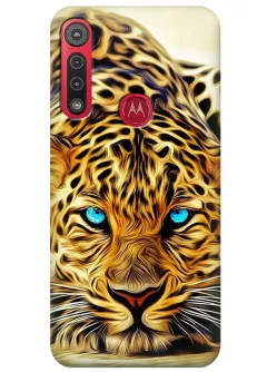 Чехол для Motorola Moto G8 Play - Леопард