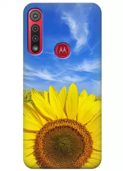 Чехол для Motorola Moto G8 Play - Подсолнух