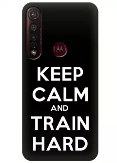 Чехол для Motorola Moto G8 Plus - Train hard