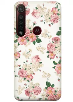 Чехол для Motorola Moto G8 Plus - Букеты цветов