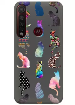 Чехол для Motorola Moto G8 Plus - Котики